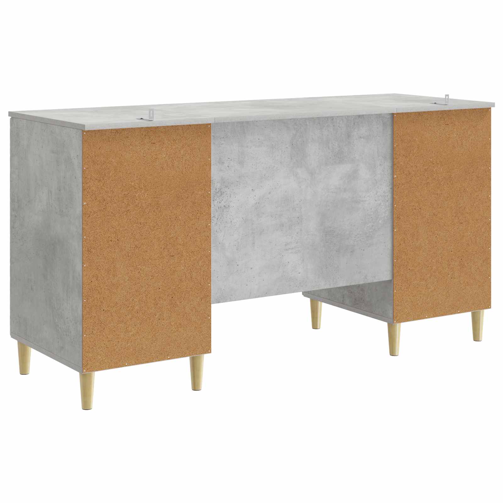 Stol Betonska siva Konstruirano drvo 142,5 x 50 x 75 cm