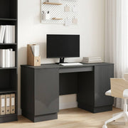 Stol Crna 142,5 x 50 x 75 cm Konstruirano drvo