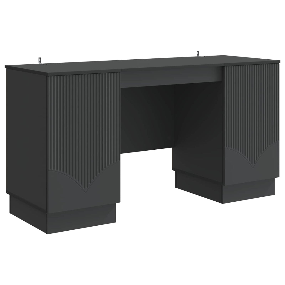 Stol Crna 142,5 x 50 x 75 cm Konstruirano drvo