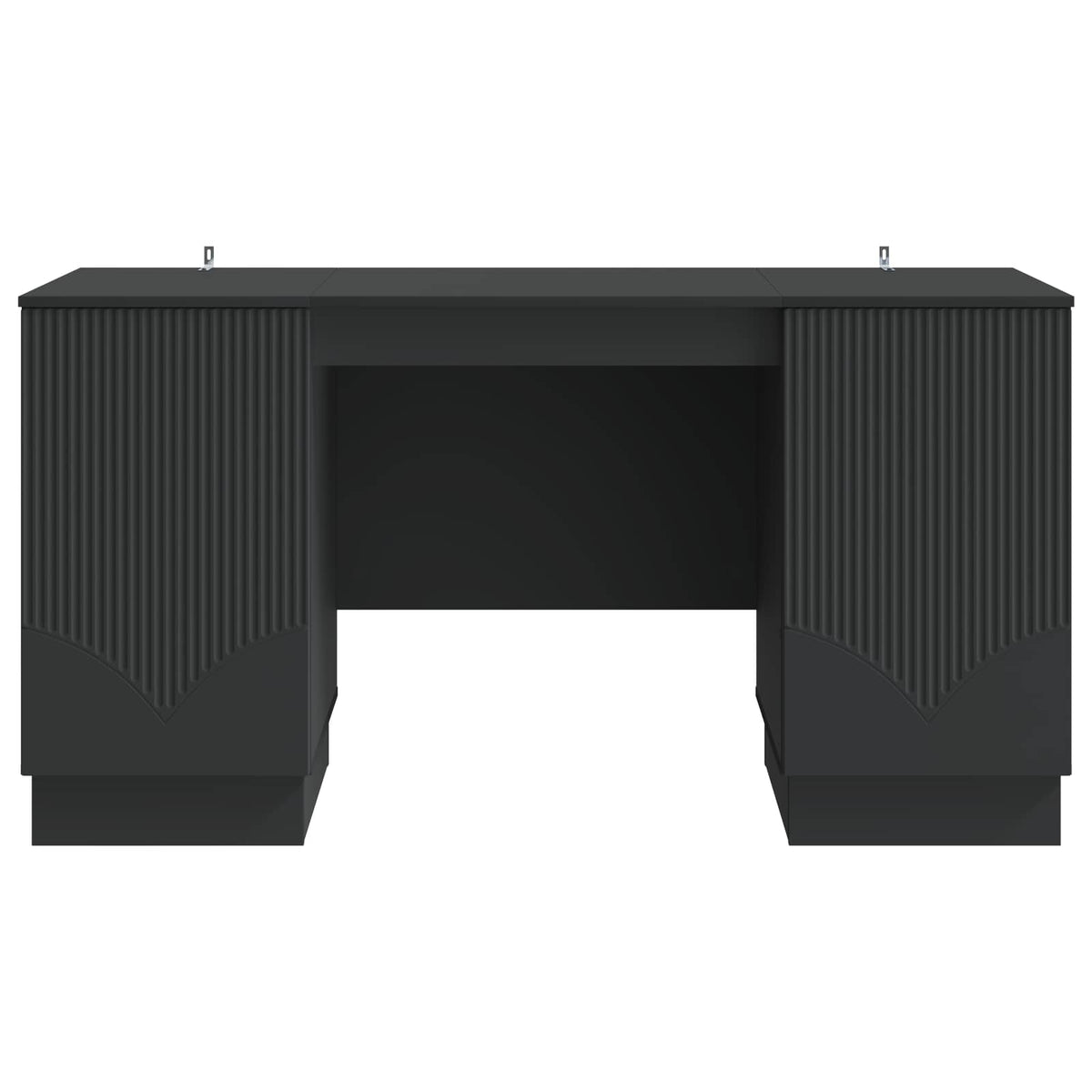 Stol Crna 142,5 x 50 x 75 cm Konstruirano drvo