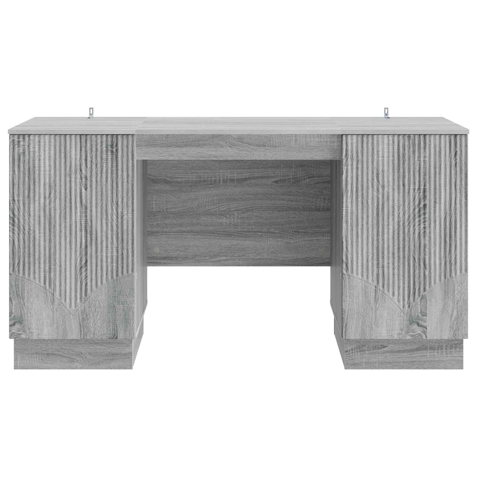 Stol s policom Siva sonoma 142,5 x 50 x 75 cm Konstruirano drvo