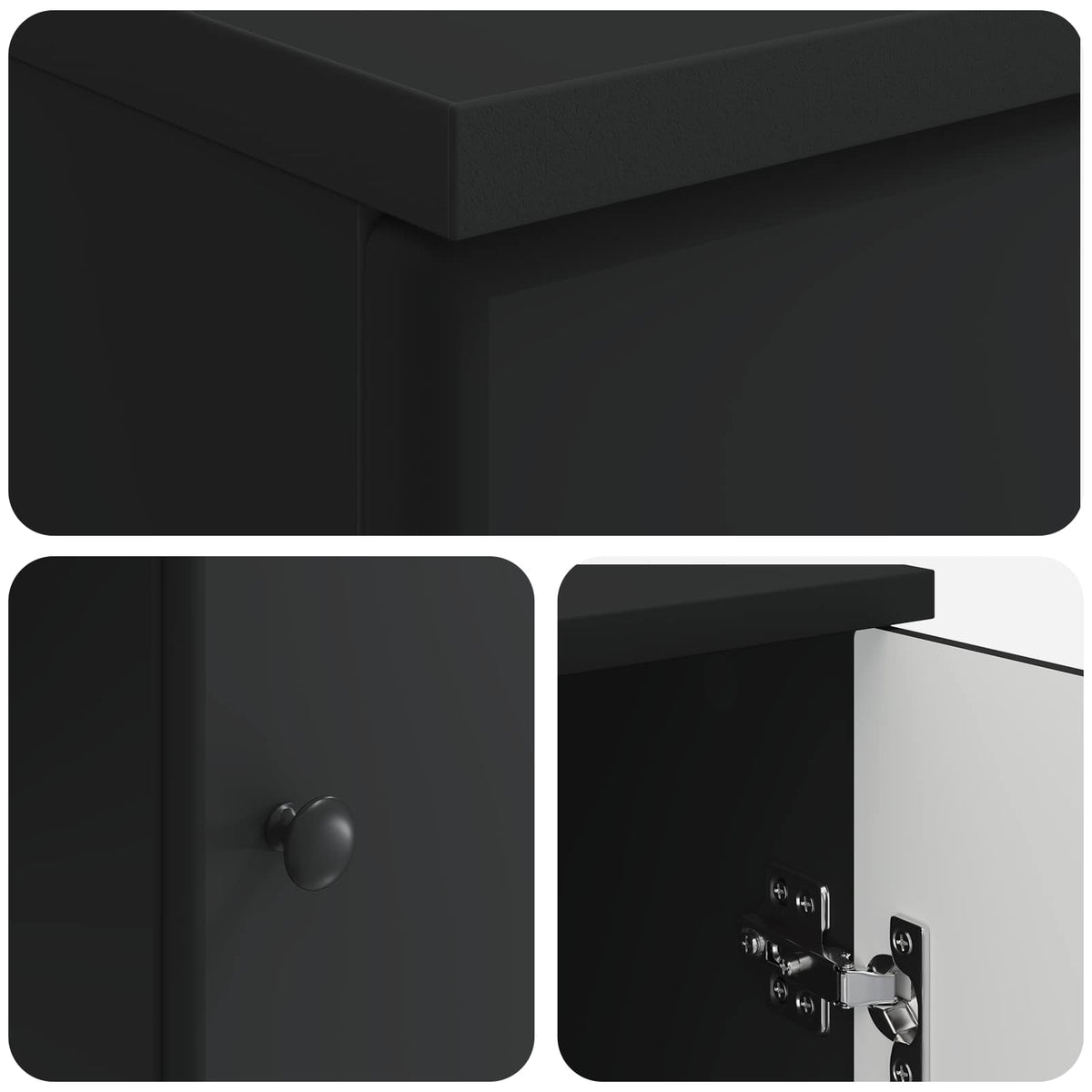 Stol Crna 142,5 x 50 x 75 cm Konstruirano drvo