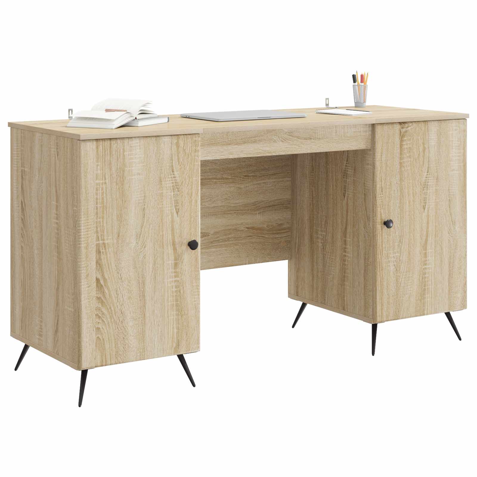 Stol Hrast sonoma 142,5 x 50 x 75 cm Konstruirano drvo