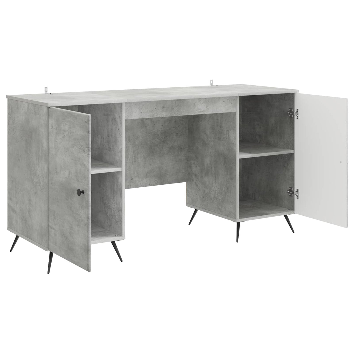 Stol Betonska siva 142,5 x 50 x 75 cm Konstruirano drvo