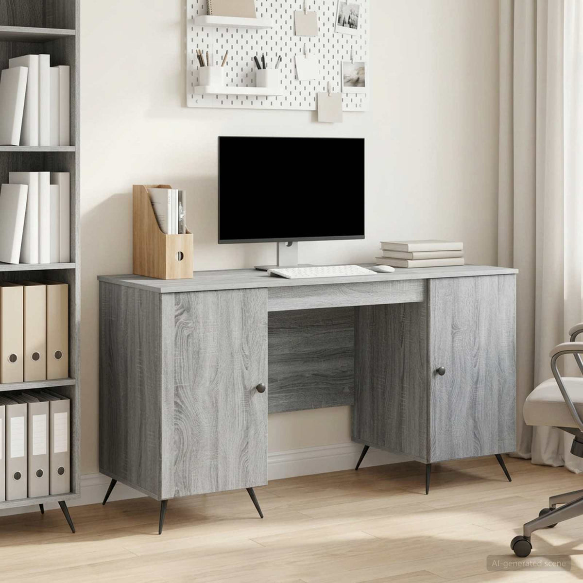 Stol Siva sonoma 142,5 x 50 x 75 cm Konstruirano drvo