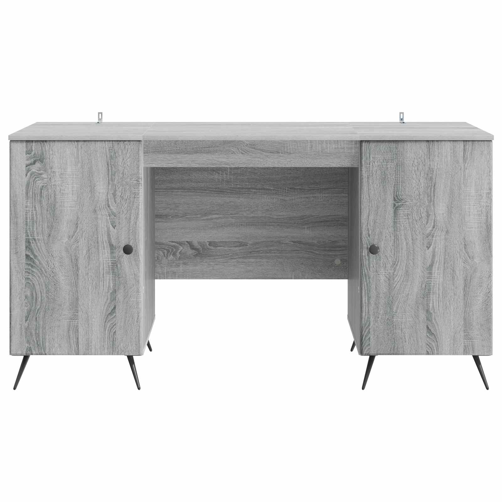 Stol s policom Siva sonoma 142,5 x 50 x 75 cm Konstruirano drvo