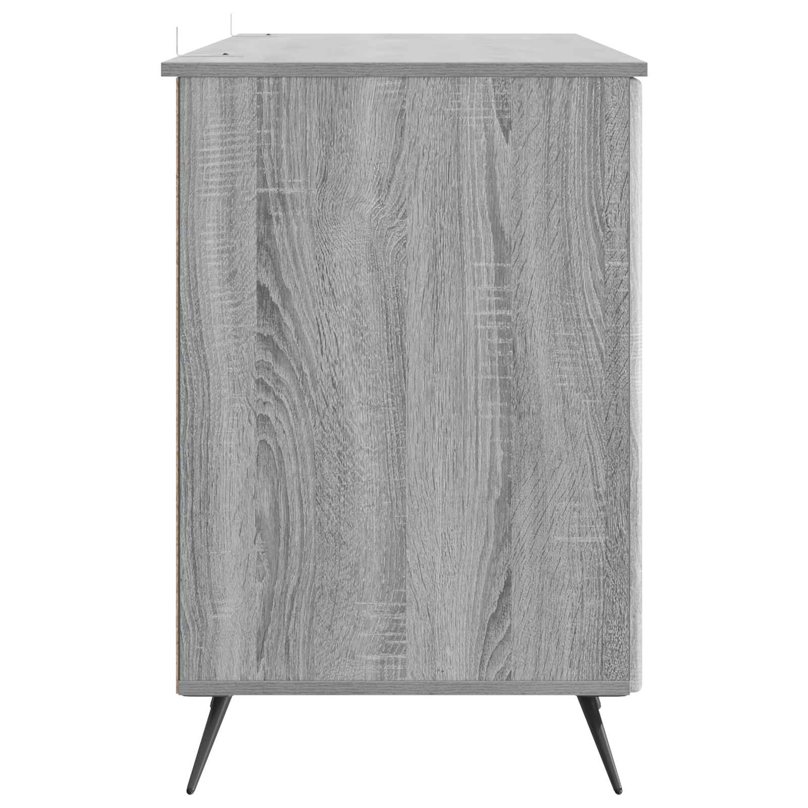 Stol s policom Siva sonoma 142,5 x 50 x 75 cm Konstruirano drvo