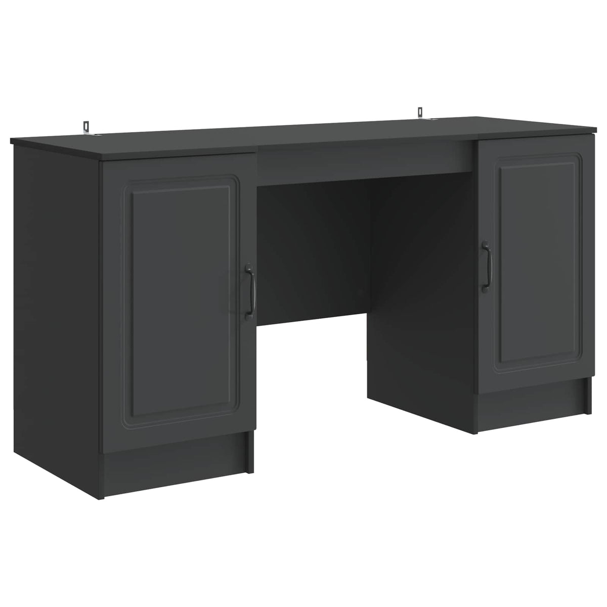 Stol Crna 142,5 x 50 x 75 cm Konstruirano drvo