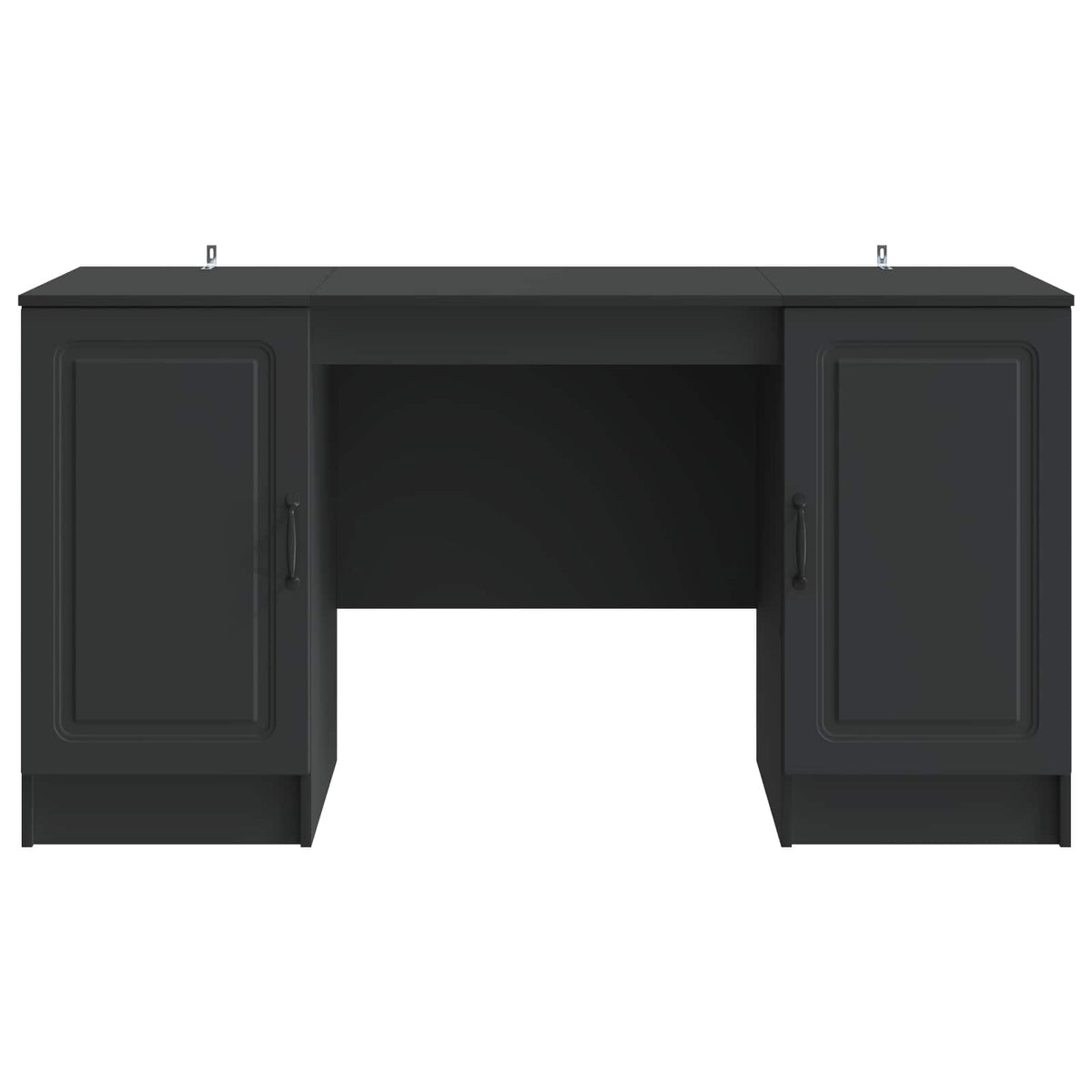 Stol Crna 142,5 x 50 x 75 cm Konstruirano drvo