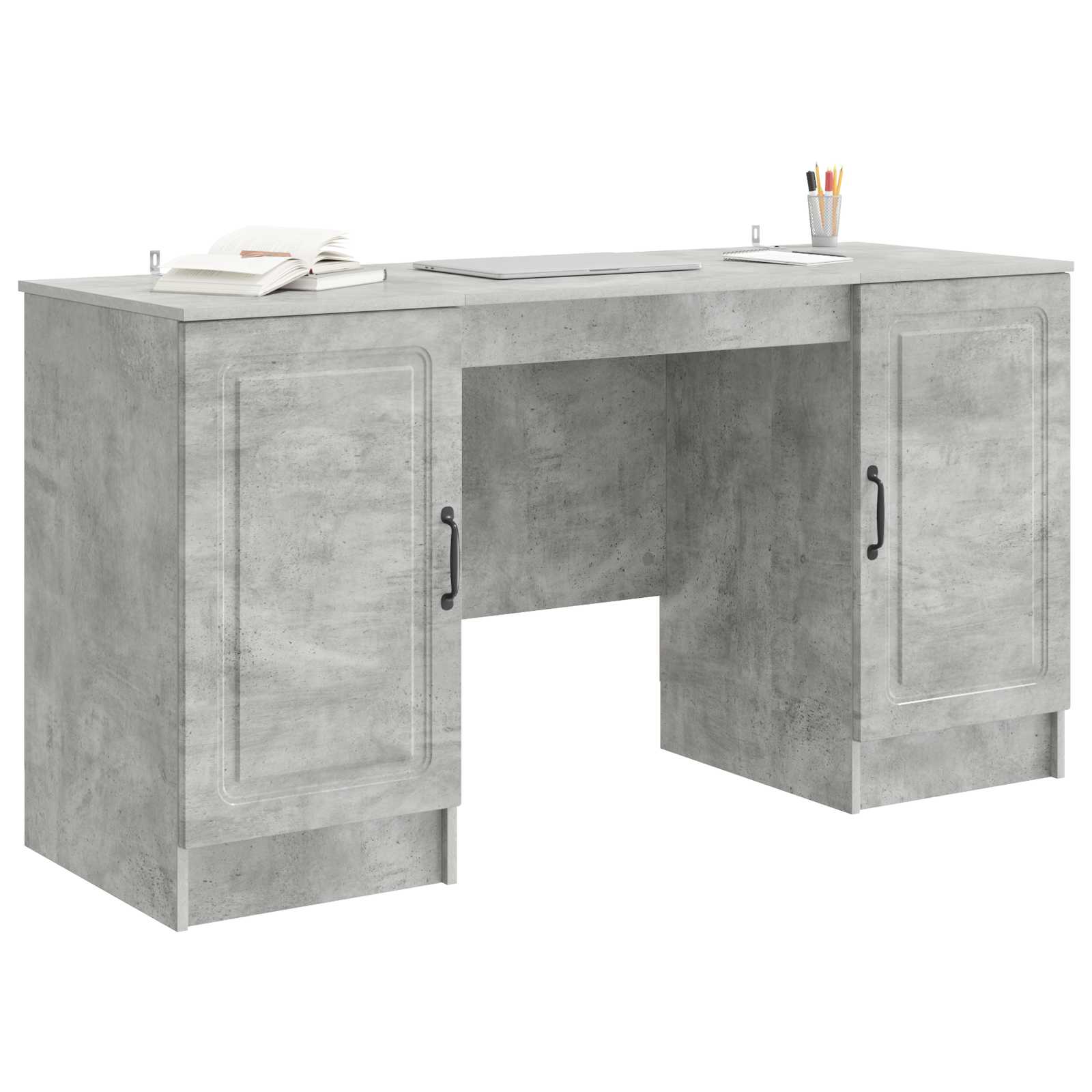 Stol Betonska siva 142,5 x 50 x 75 cm Konstruirano drvo