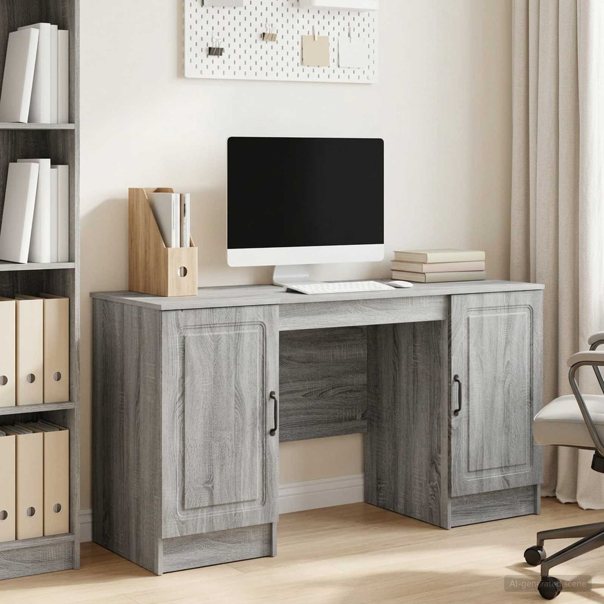 Stol Siva sonoma 142,5 x 50 x 75 cm Konstruirano drvo