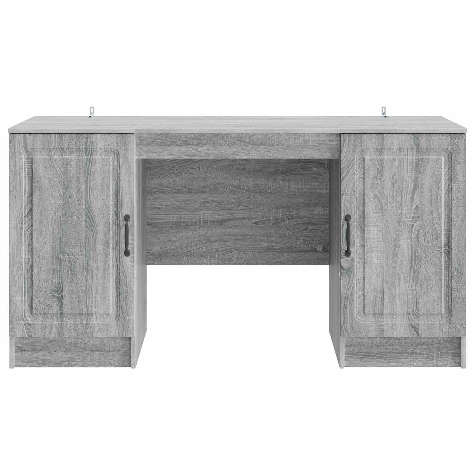 Stol s policom Siva sonoma 142,5 x 50 x 75 cm Konstruirano drvo