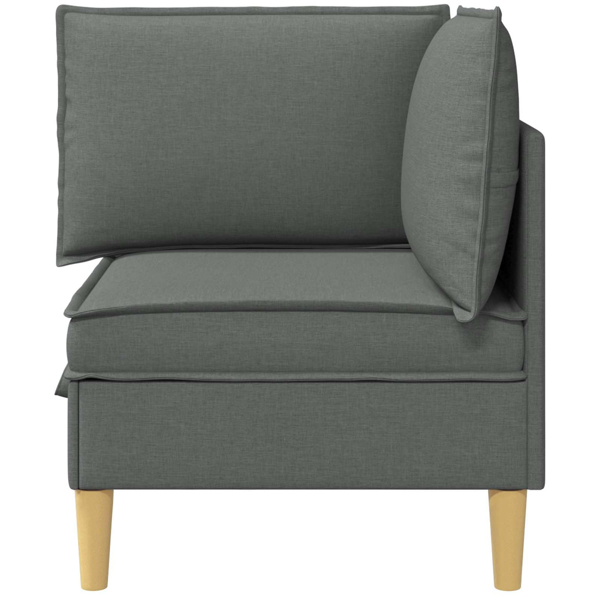 Kutna Sofa s Pohranom Tamnosiva Tkanina