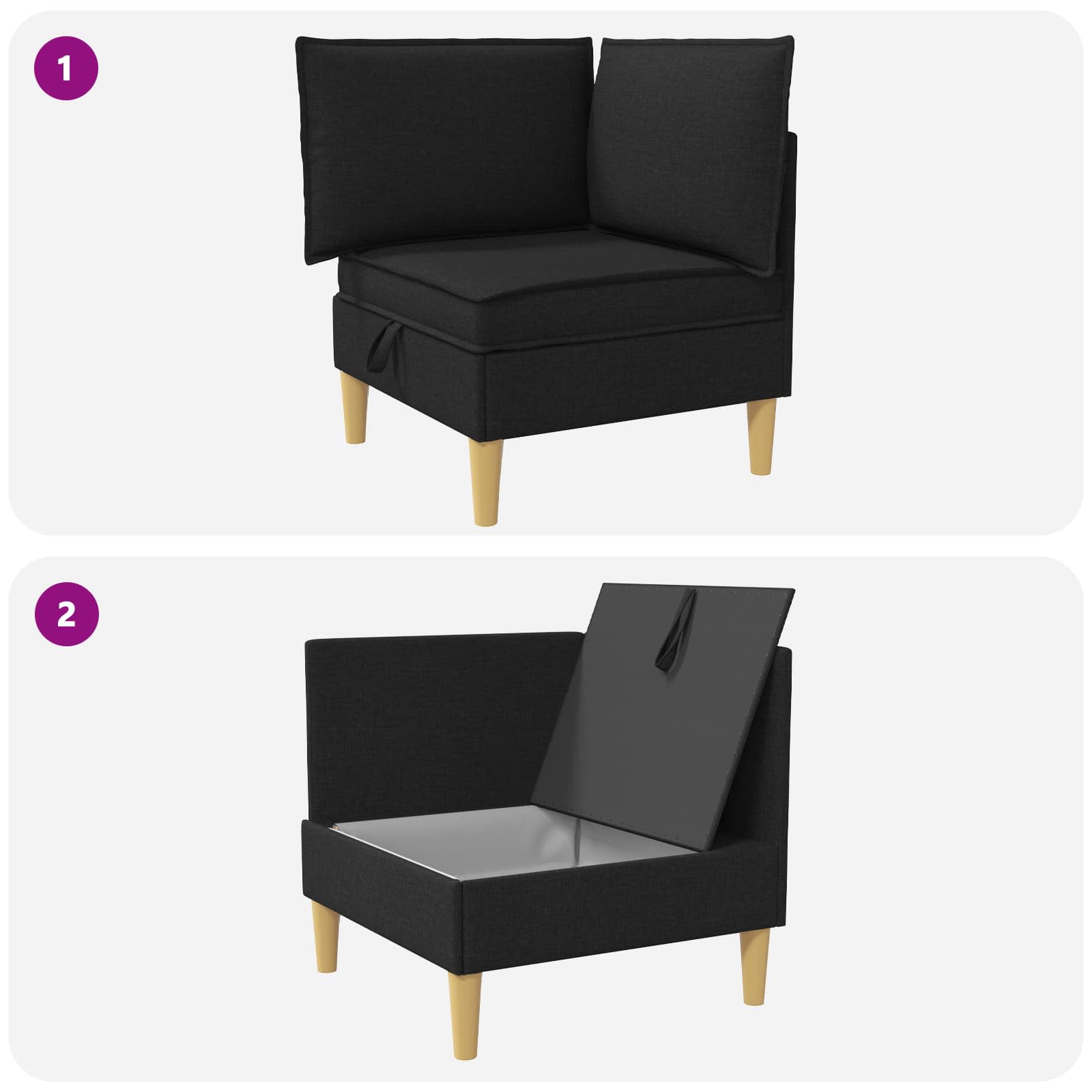 Sofa s pohranom Tkanina