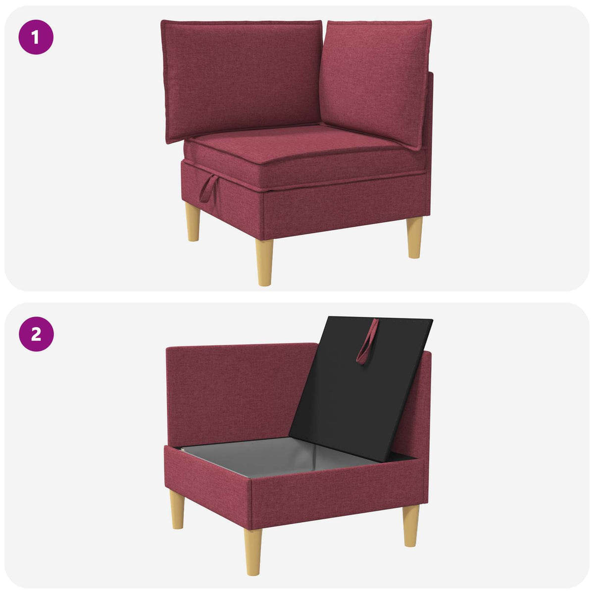 Sofa s pohranom Tkanina