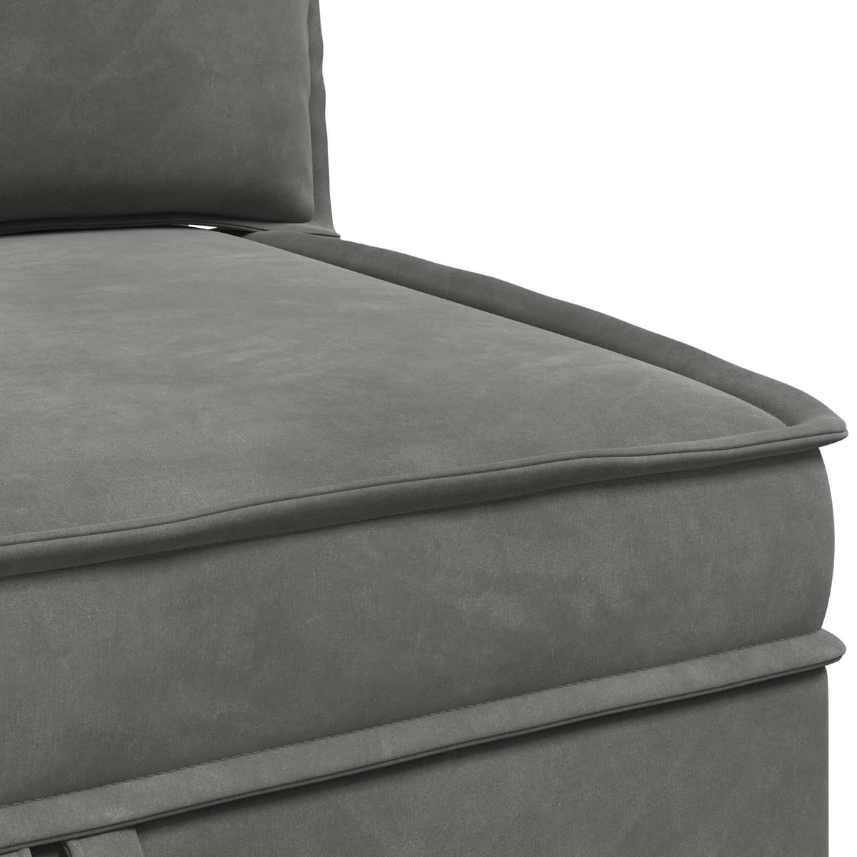 Sofa s pohranom Tamnosiva Baršun