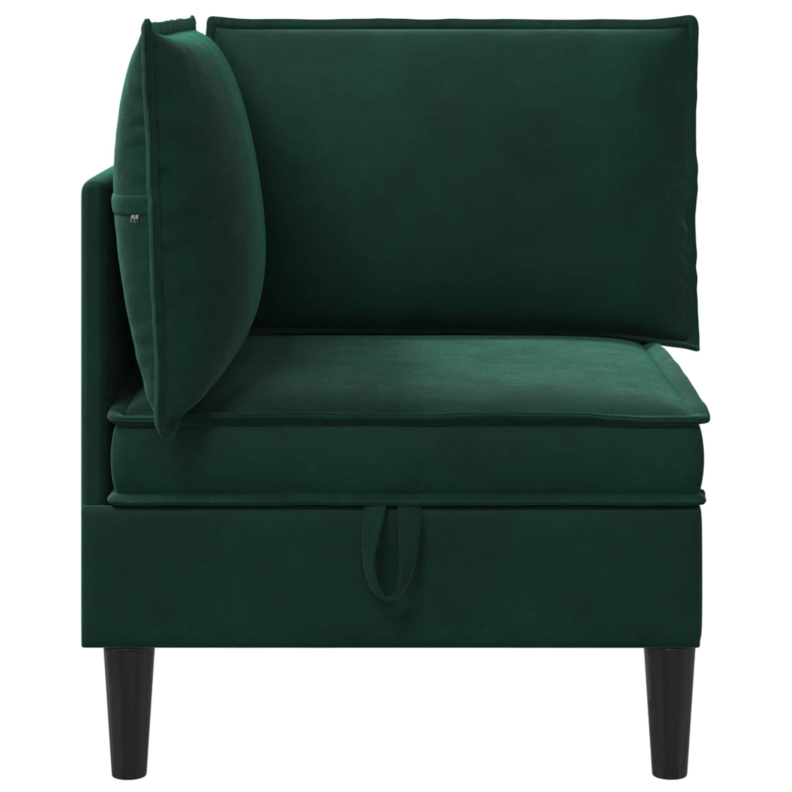 Sofa s pohranom Tamnozelena Baršun