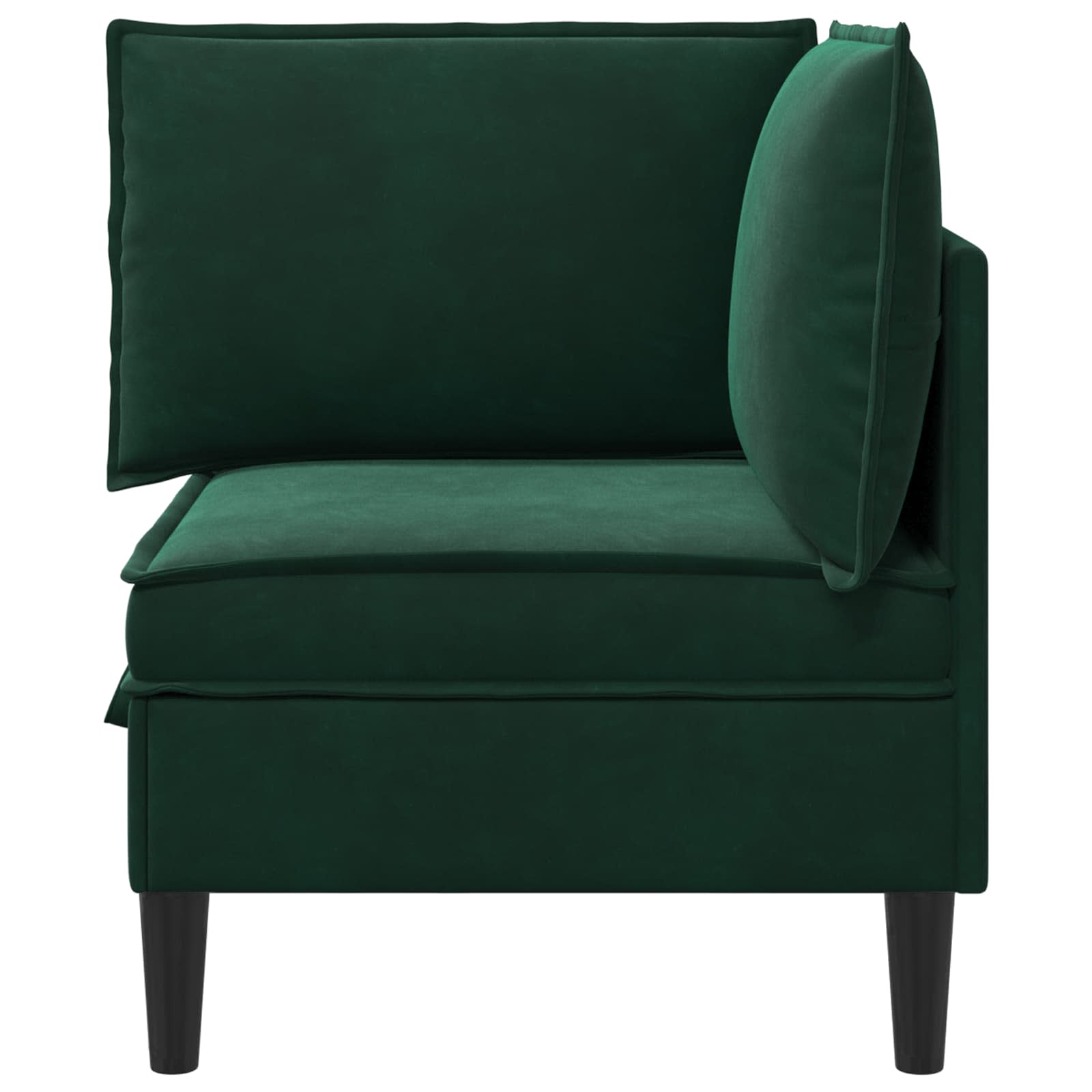 Sofa s pohranom Tamnozelena Baršun