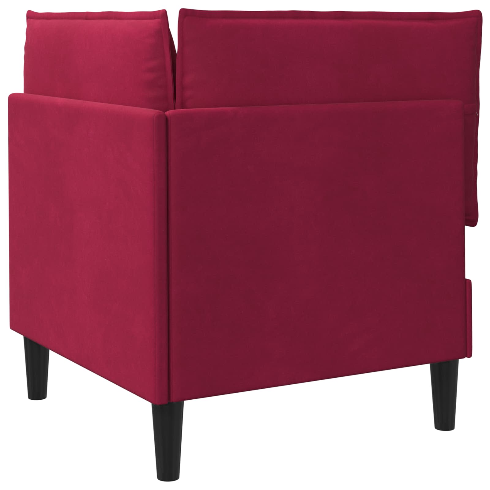 Sofa s pohranom Vinska crvena Baršun