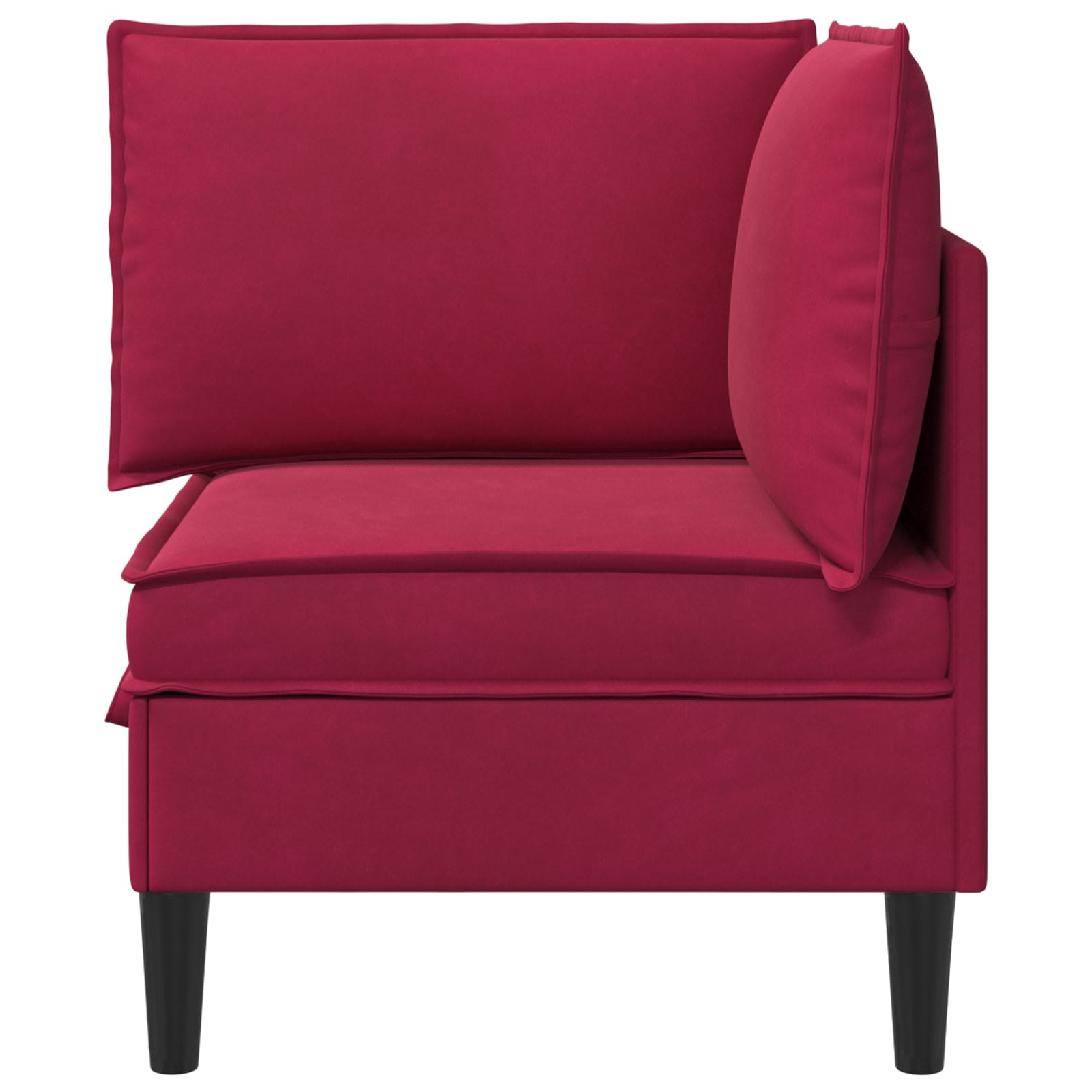 Sofa s pohranom Vinska crvena Baršun