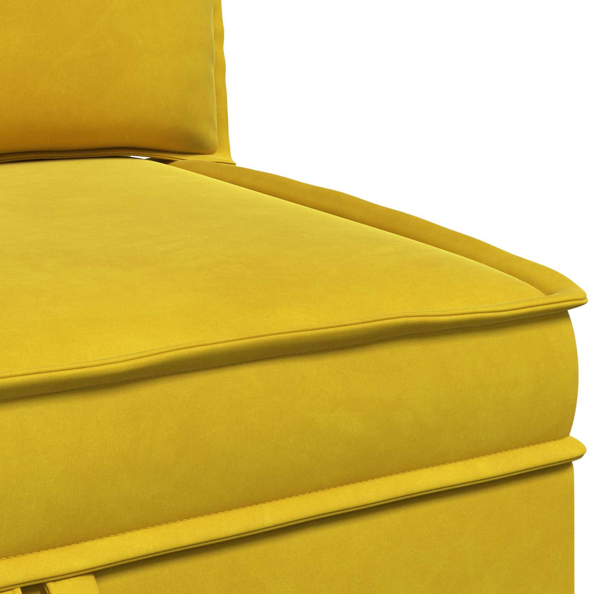Sofa s pohranom Žuta Baršun