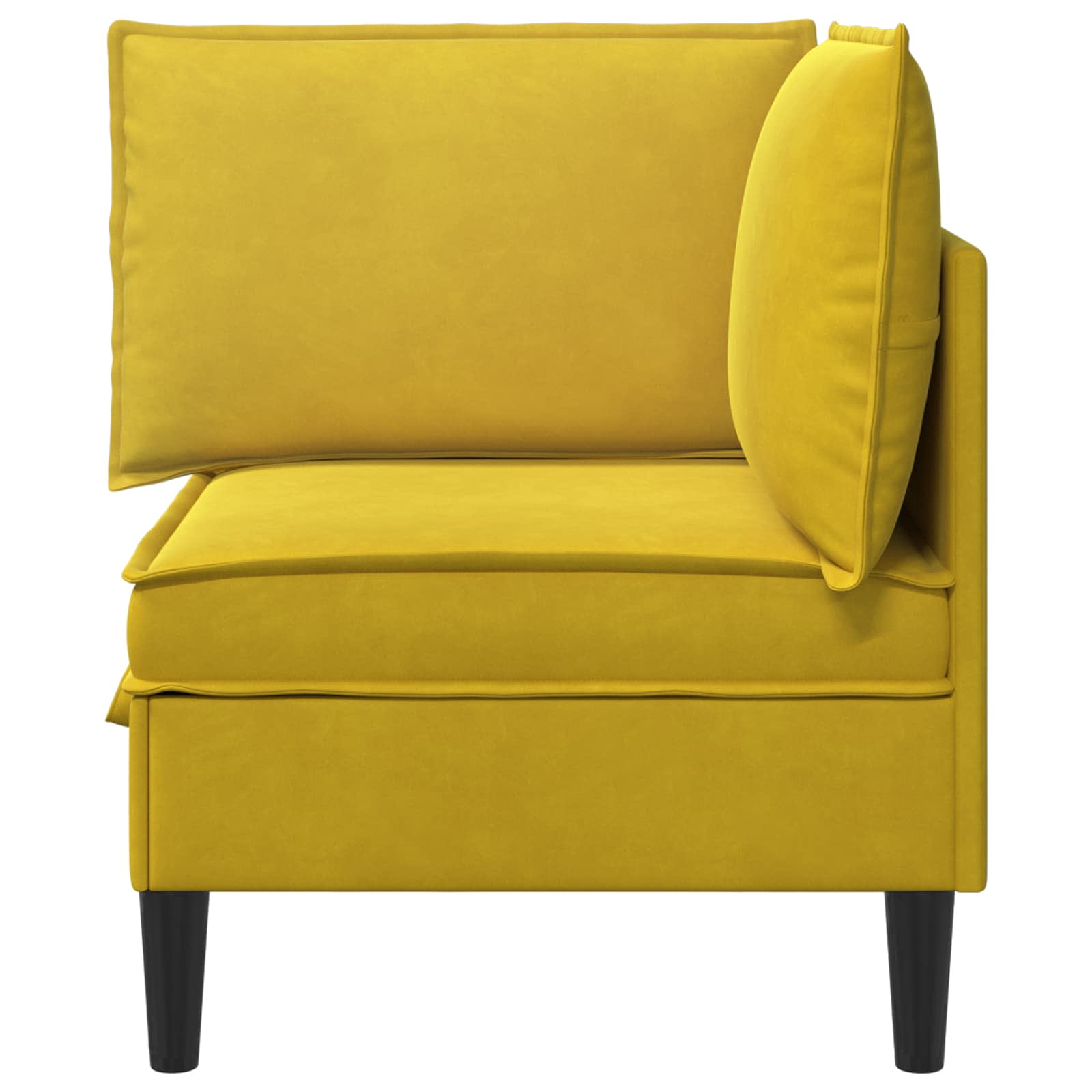 Sofa s pohranom Žuta Baršun