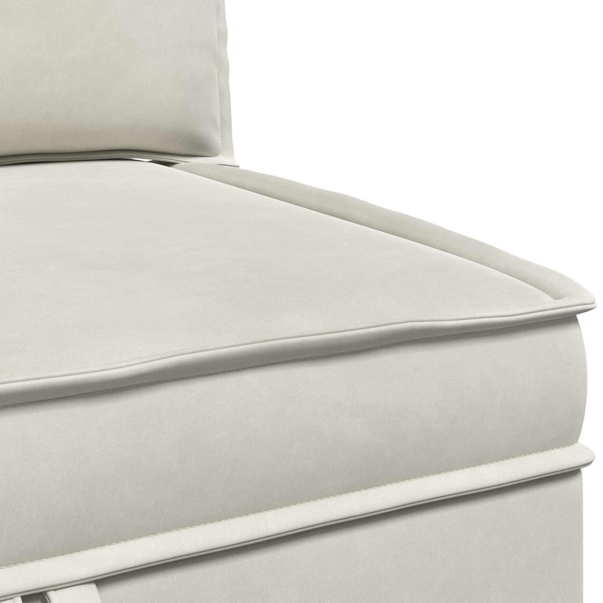 Sofa s pohranom Krem Baršun