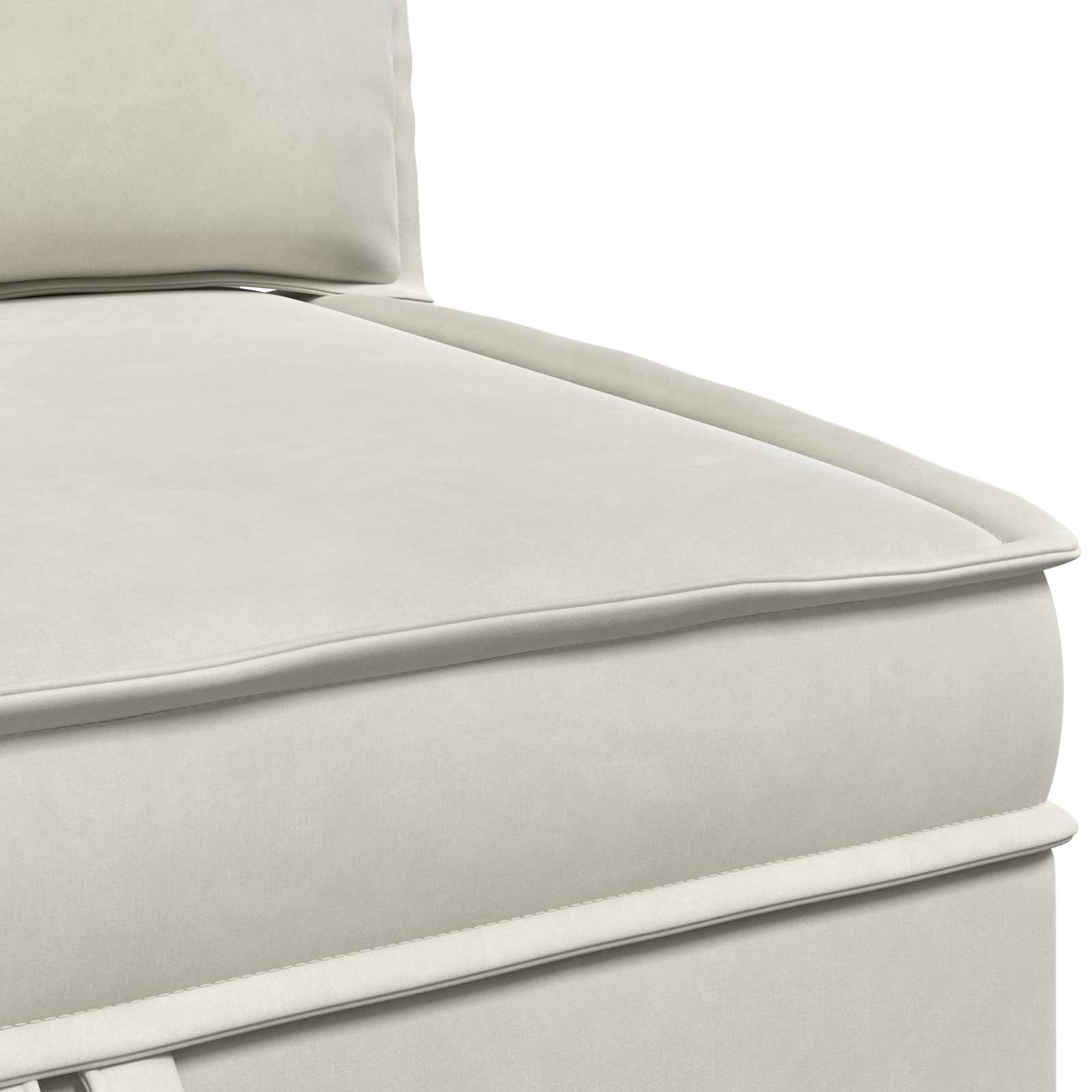 Sofa s pohranom Krem Baršun