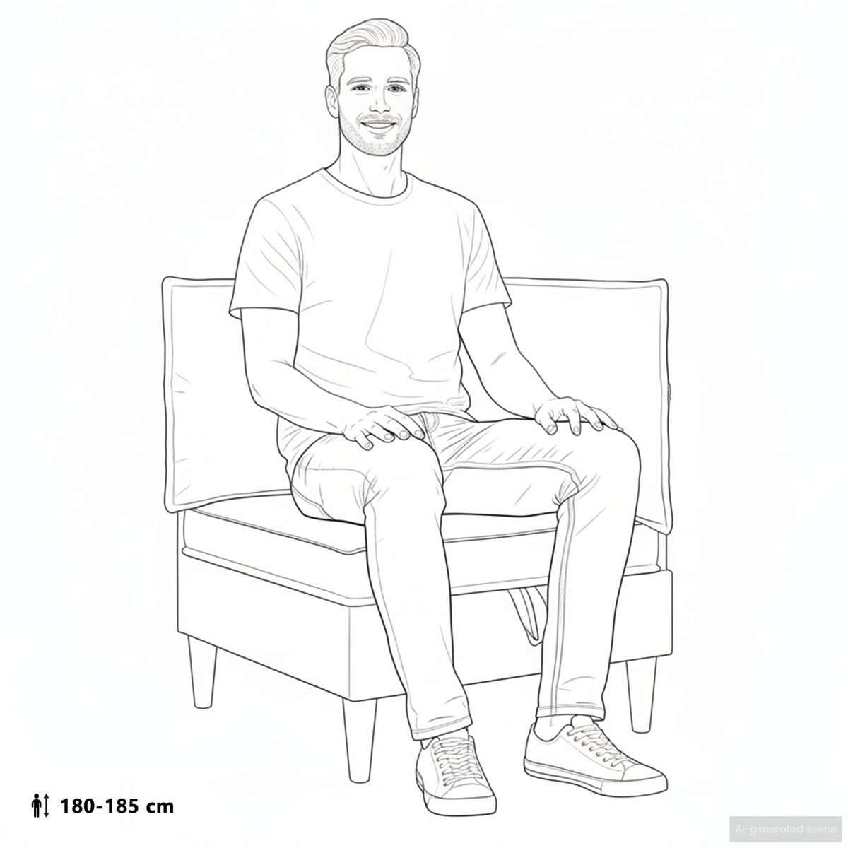 Sofa s pohranom Krem Baršun