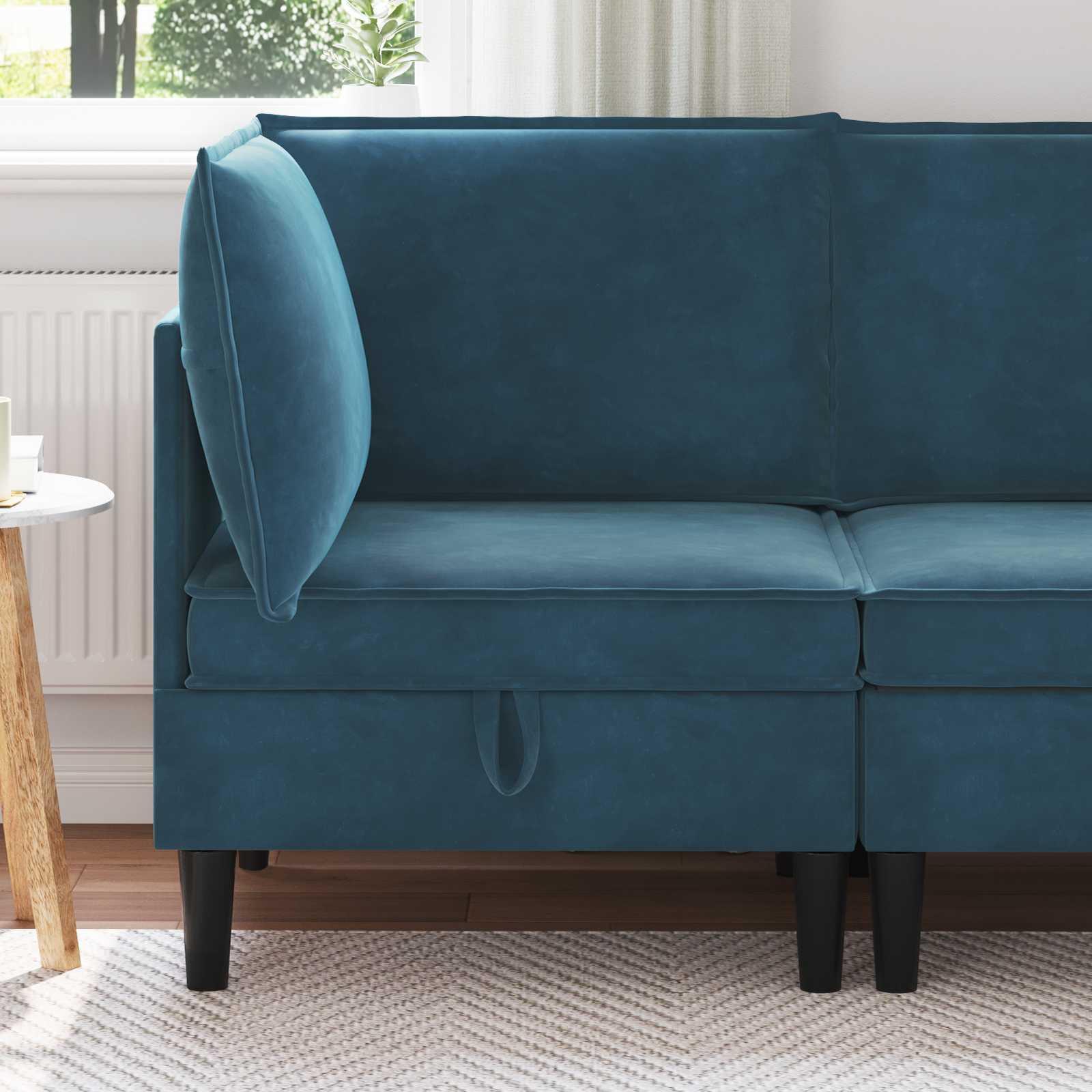 Sofa s pohranom Plava Baršun