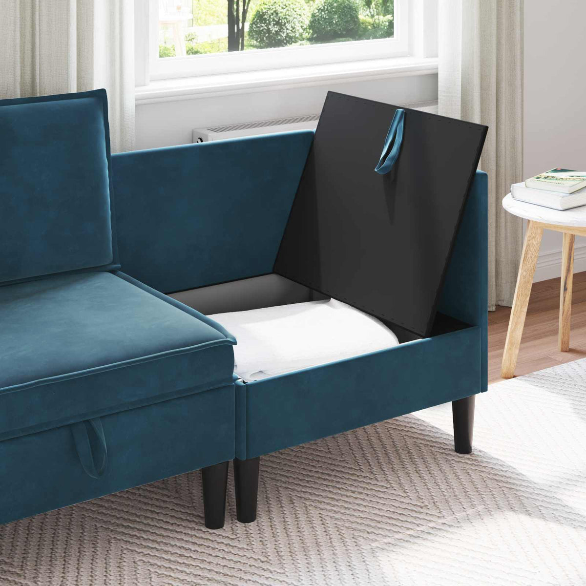 Sofa s pohranom Plava Baršun