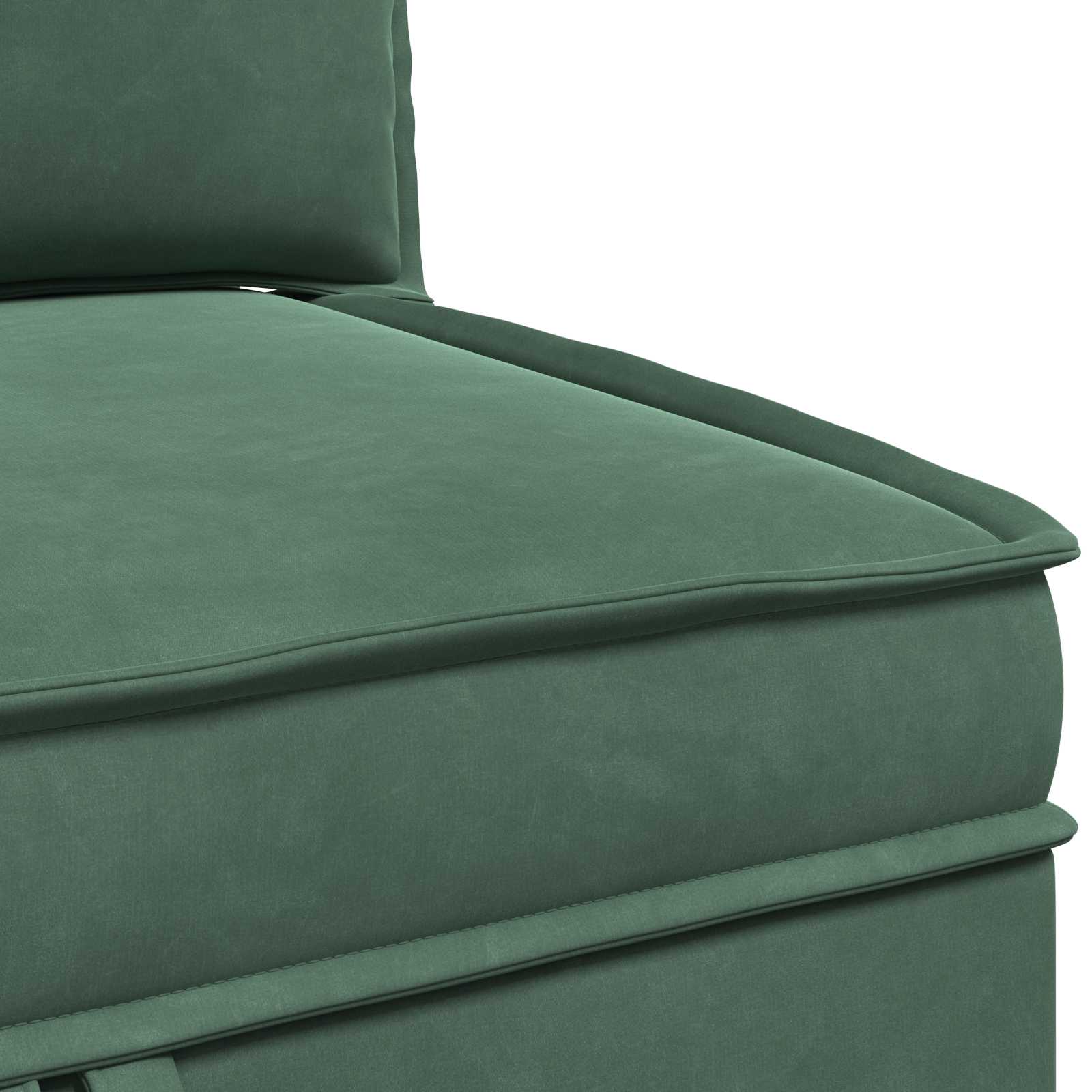 Sofa s pohranom Morska zelena Baršun