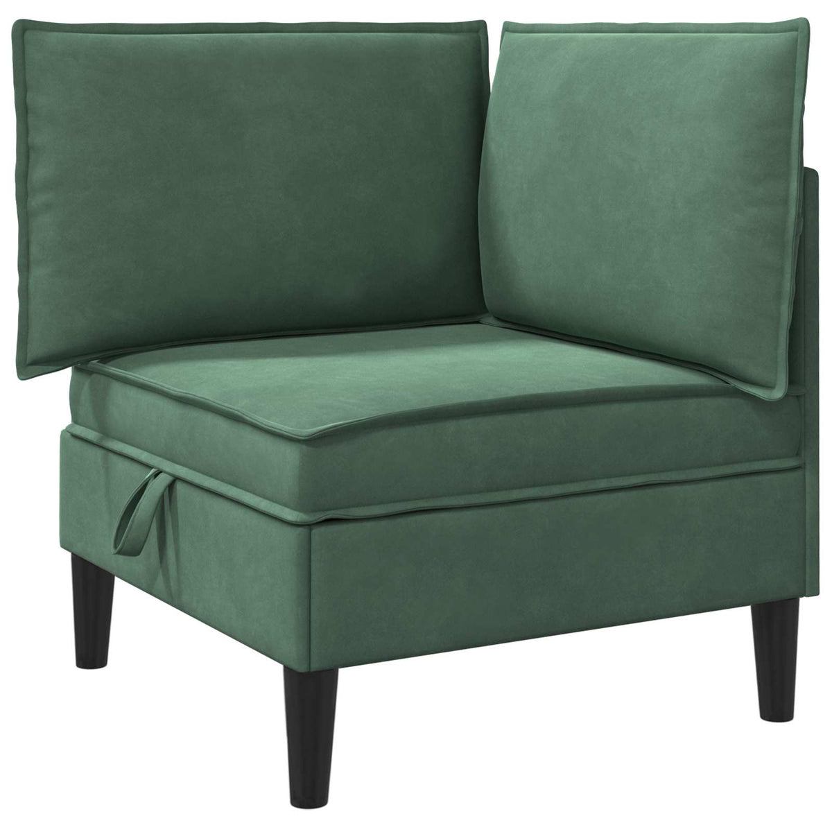 Sofa s pohranom Morska zelena Baršun