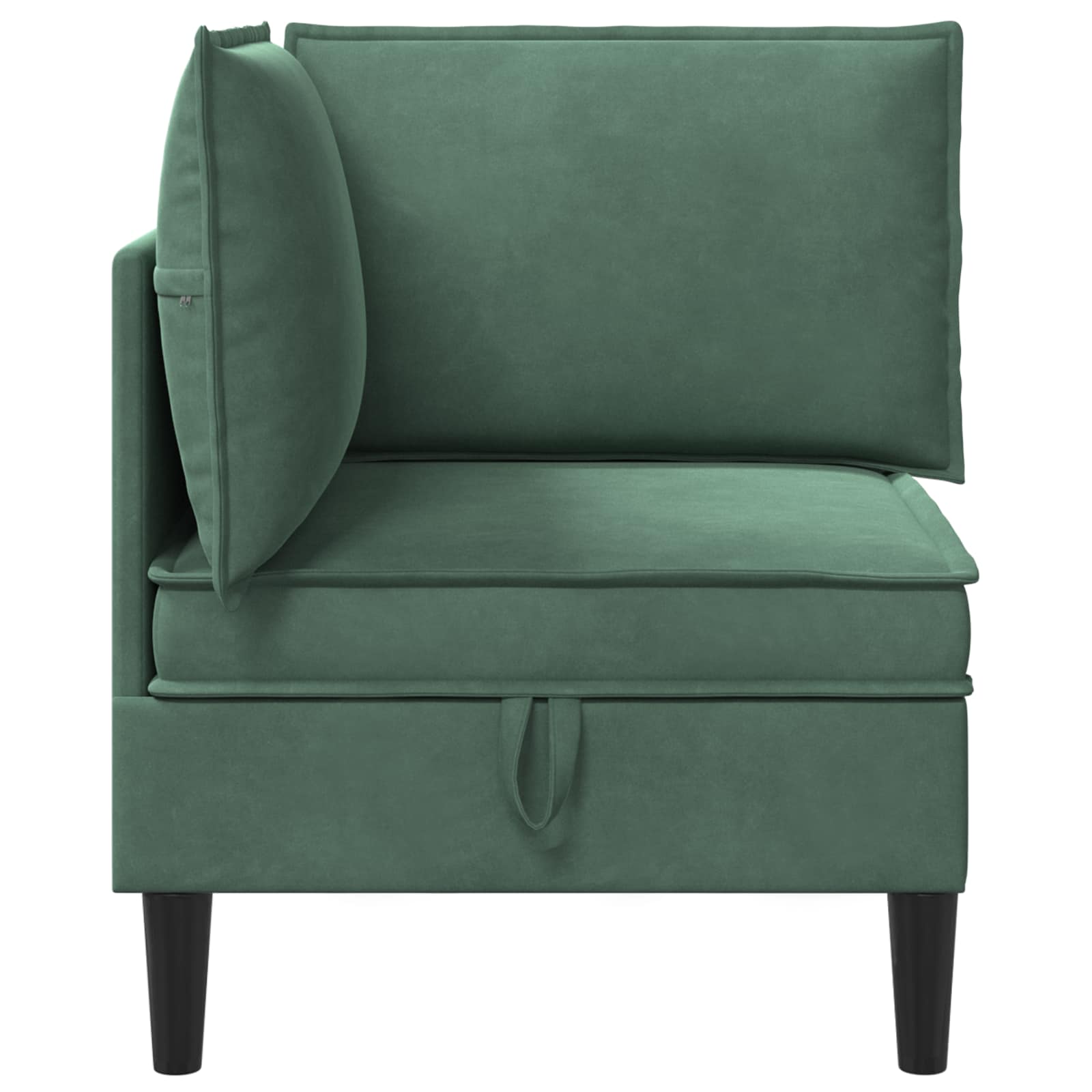 Sofa s pohranom Morska zelena Baršun