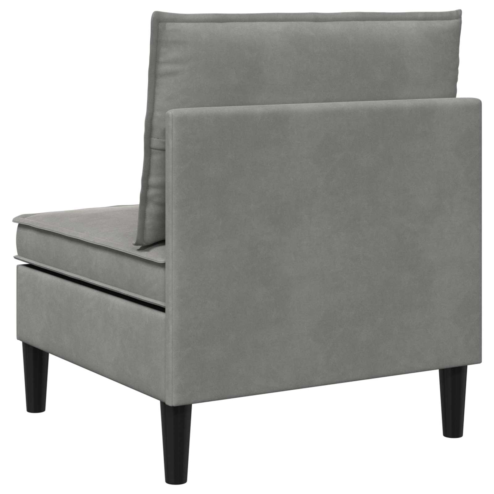 Sofa s pohranom Svjetlosiva Baršun