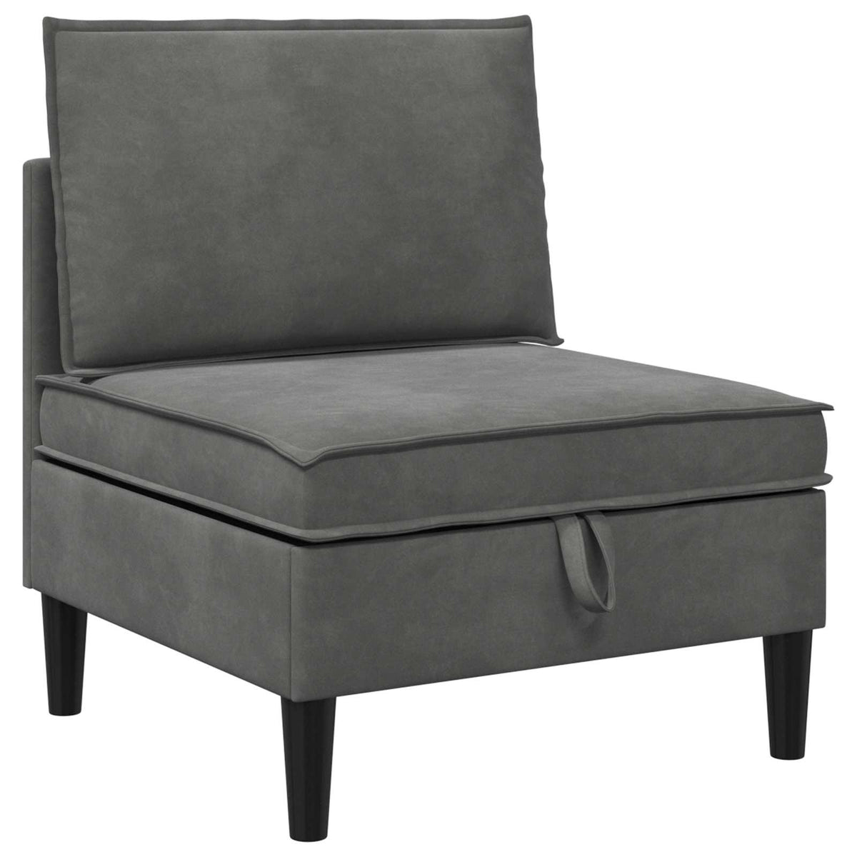 Sofa s pohranom Tamnosiva Baršun