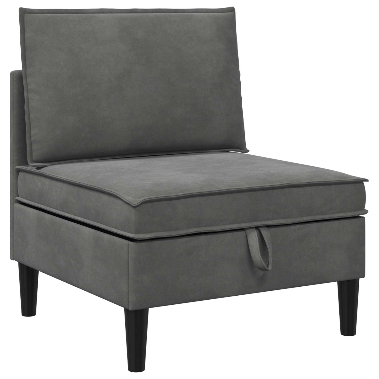 Sofa s pohranom Tamnosiva Baršun