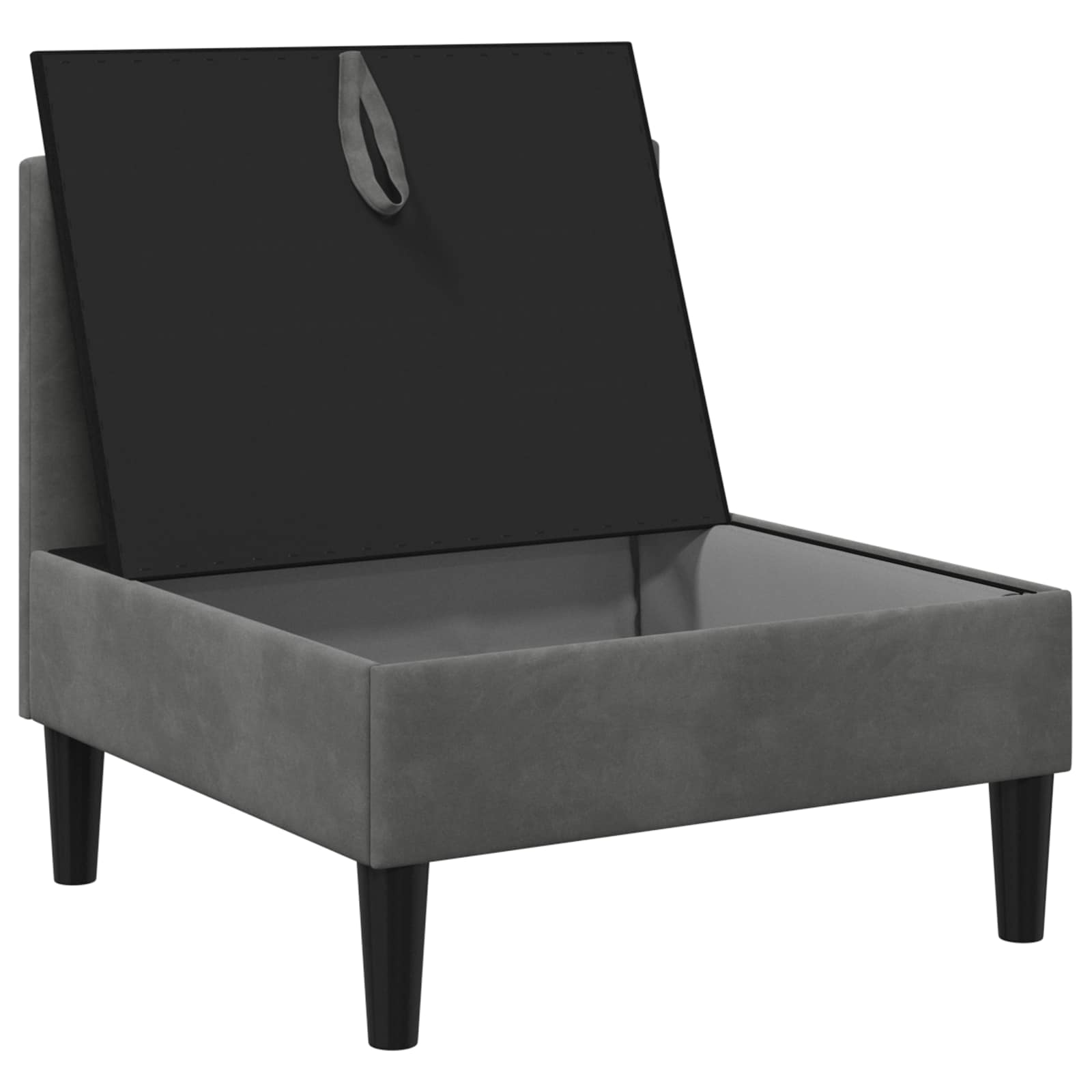 Sofa s pohranom Tamnosiva Baršun