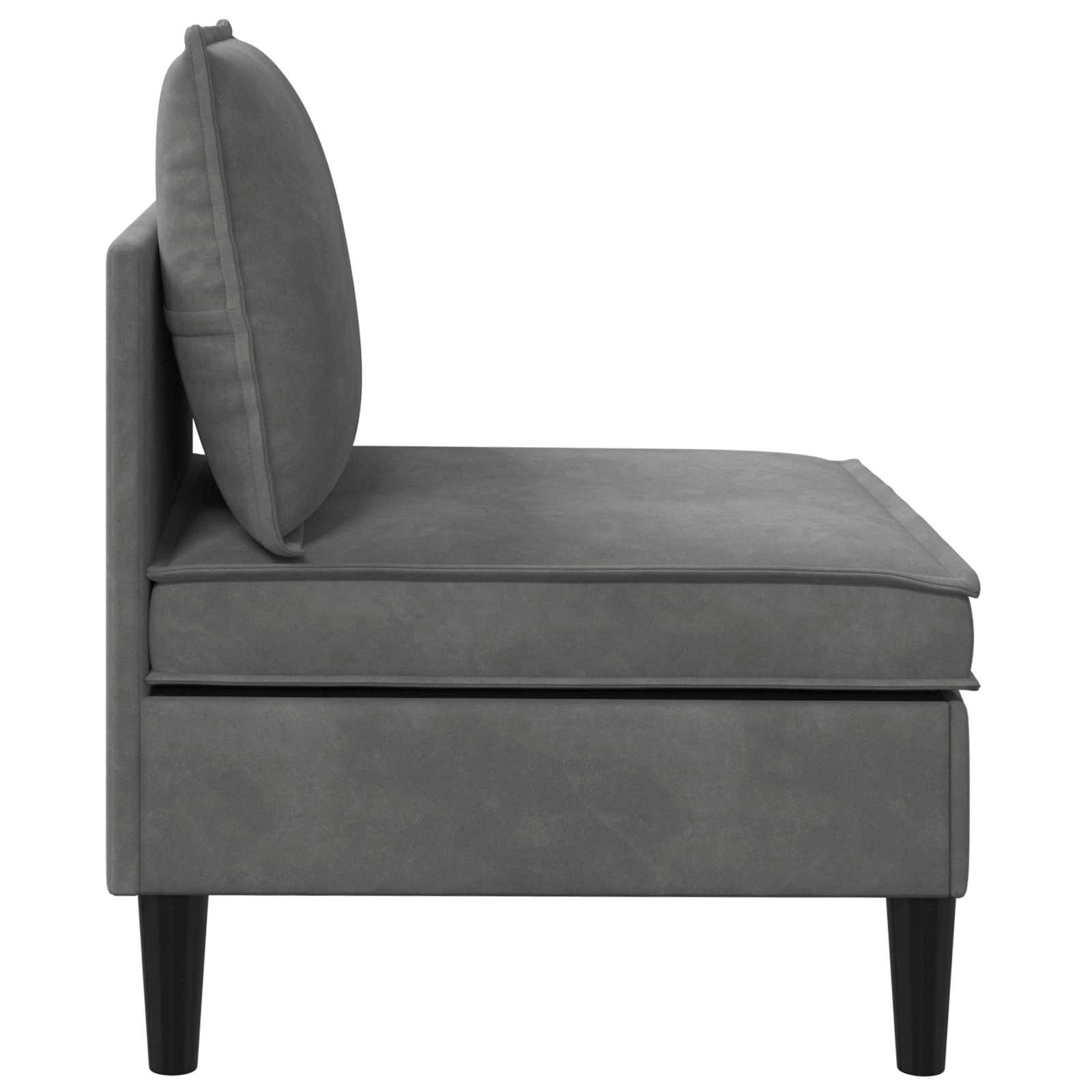 Sofa s pohranom Tamnosiva Baršun