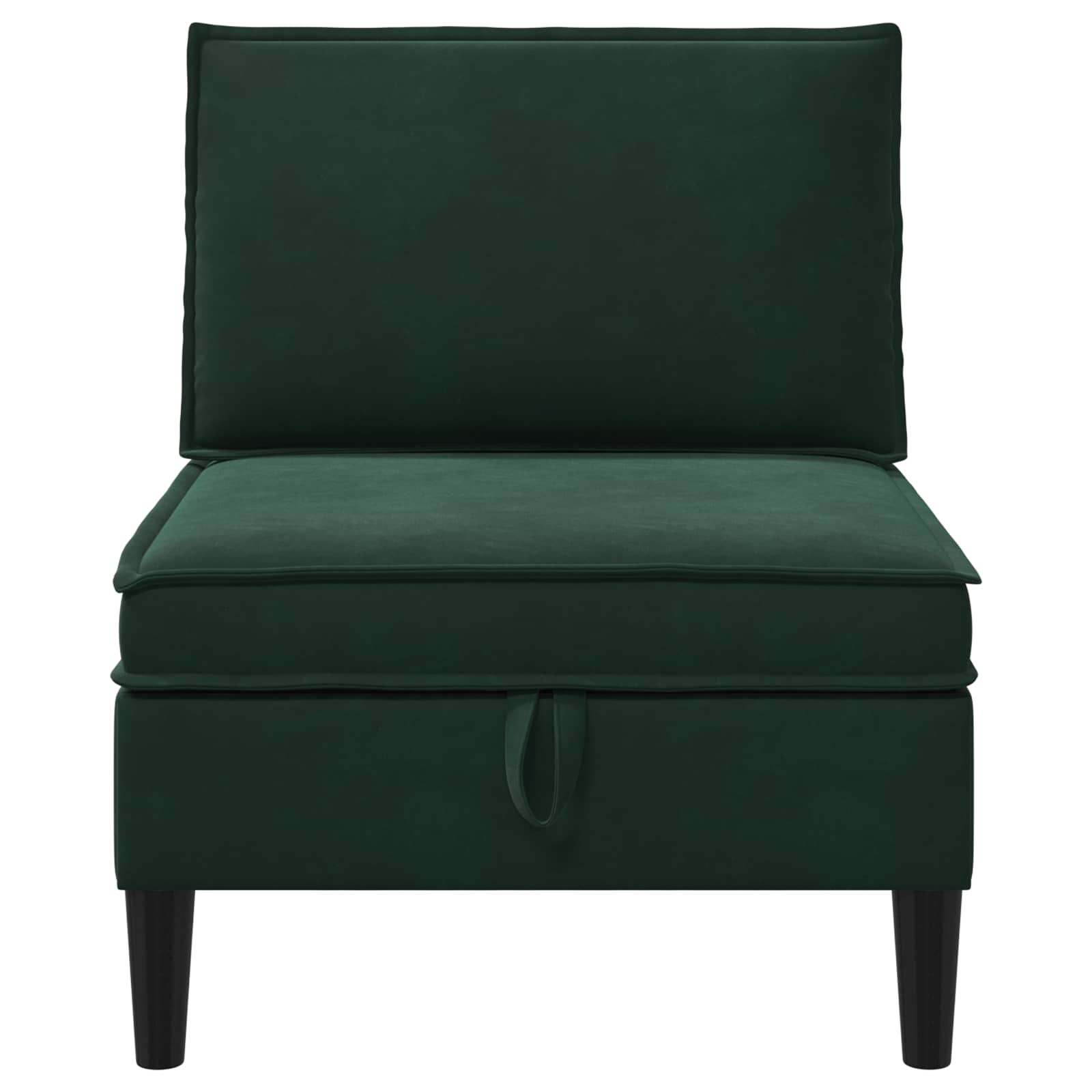 Sofa s pohranom Tamnozelena Baršun