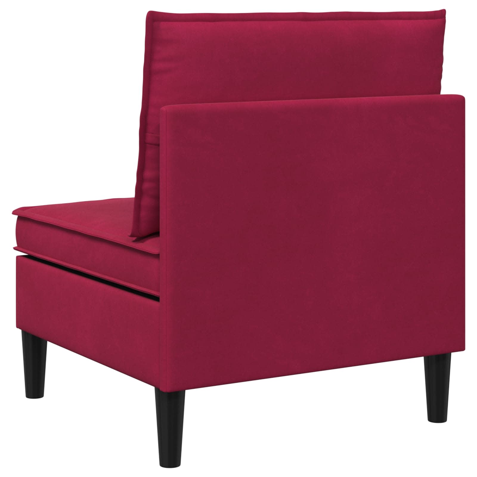 Sofa s pohranom Vinska crvena Baršun