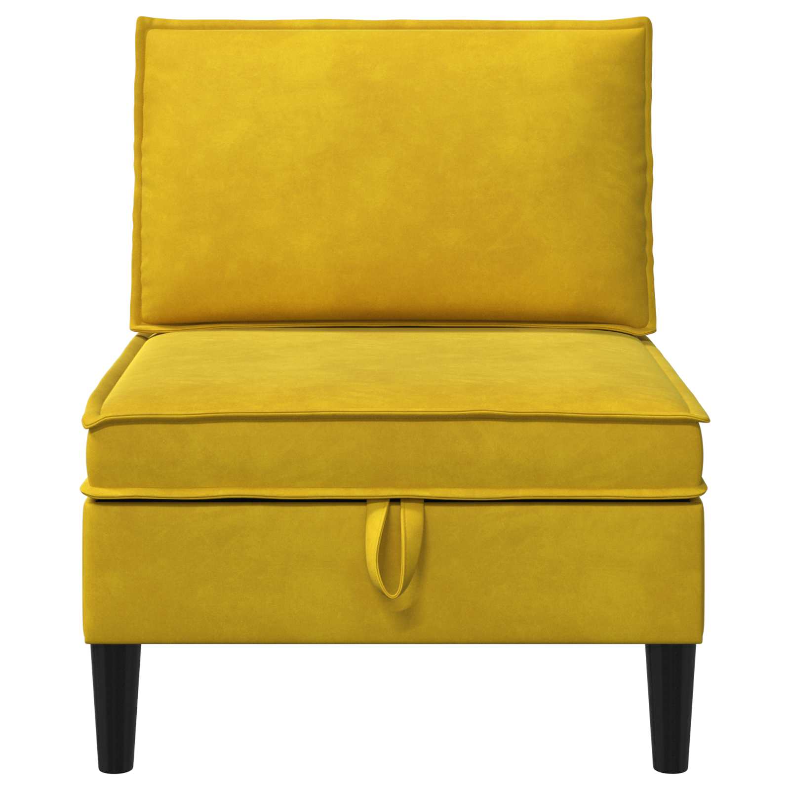 Sofa s pohranom Žuta Baršun