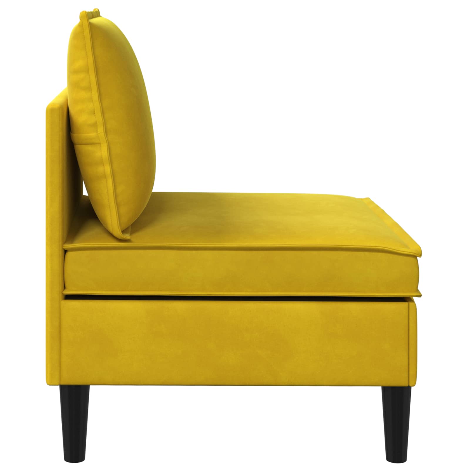 Sofa s pohranom Žuta Baršun