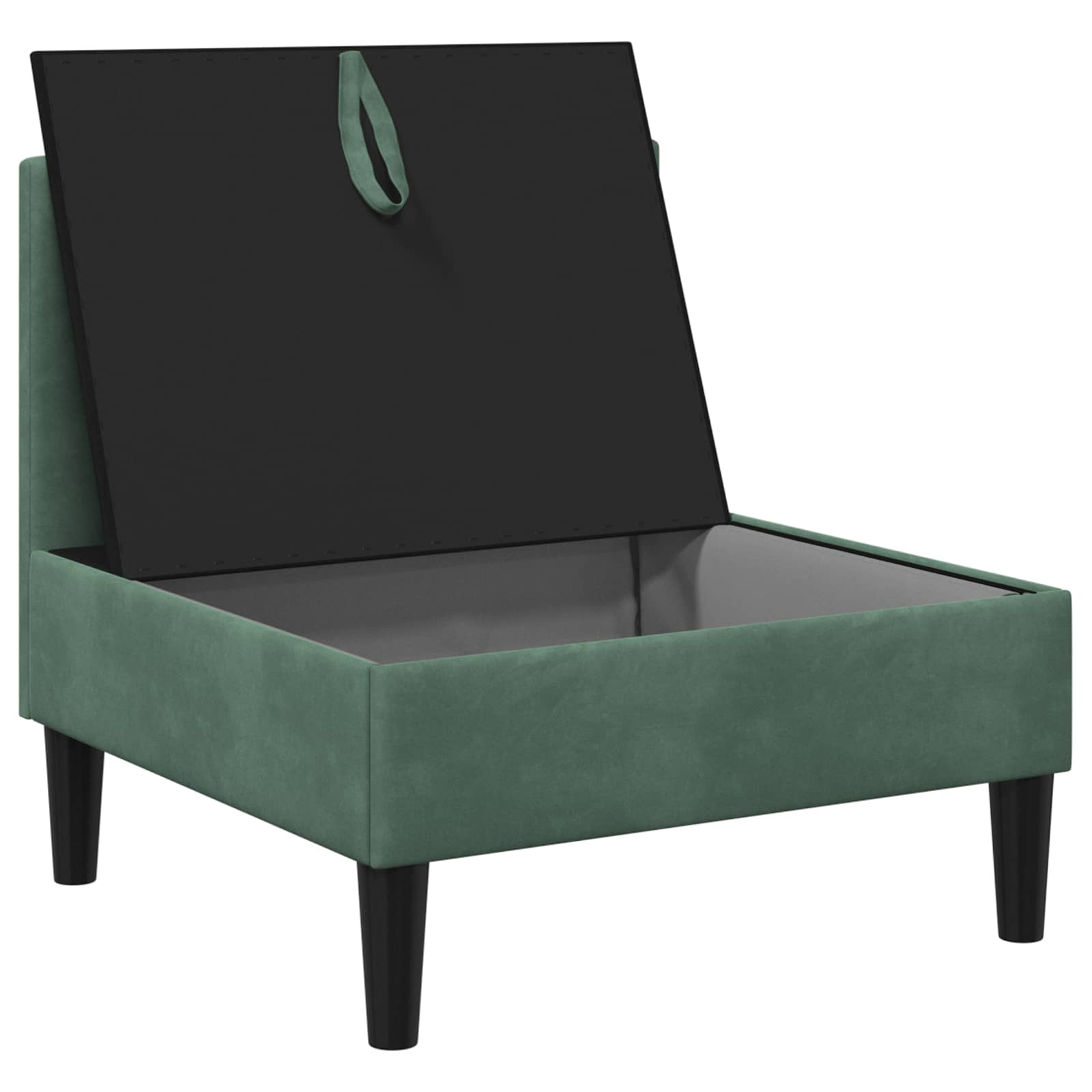 Sofa s pohranom Morska zelena Baršun