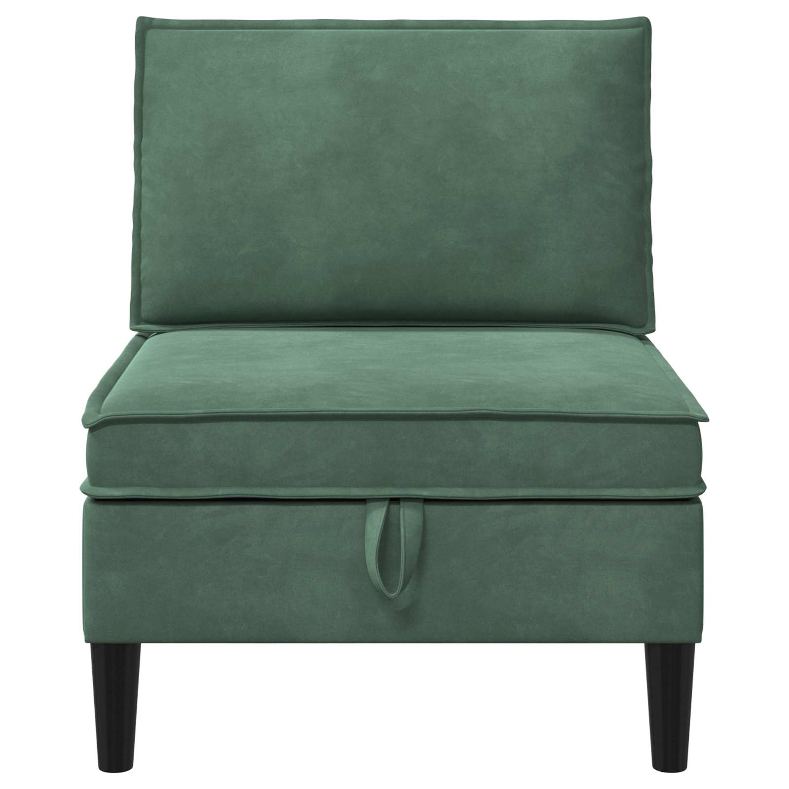 Sofa s pohranom Morska zelena Baršun