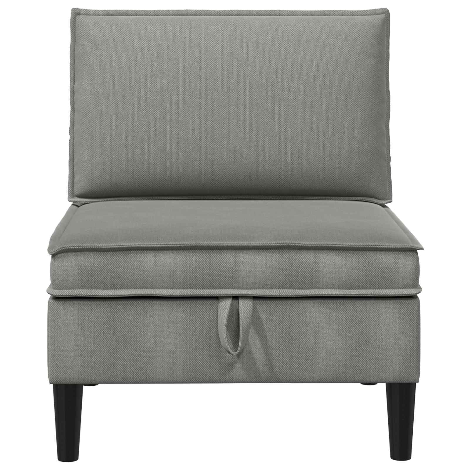 Srednji sofa s ladicom Tamnosiva Baršun