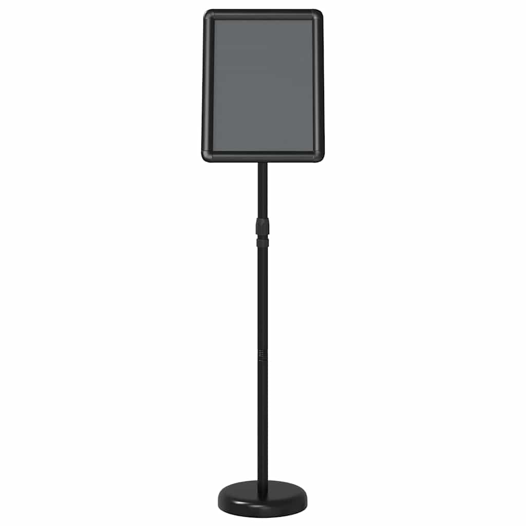 Stalci za sajmove Crna 30 x 25 x 128 cm Aluminij
