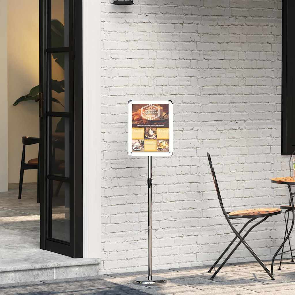 Stalci za sajmove Srebrno 30 x 25 x 128 cm Aluminij