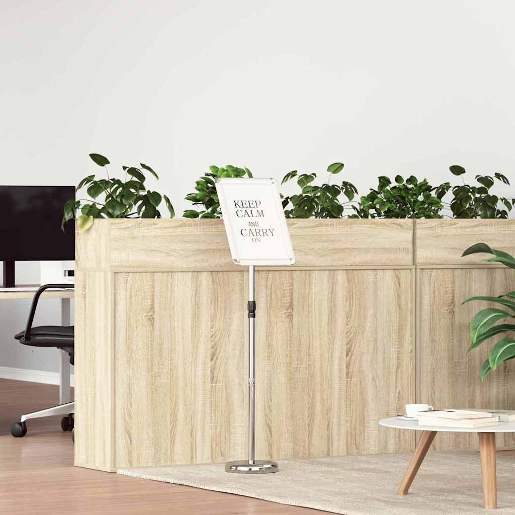 Stalci za sajmove Srebrno 30 x 25 x 128 cm Aluminij