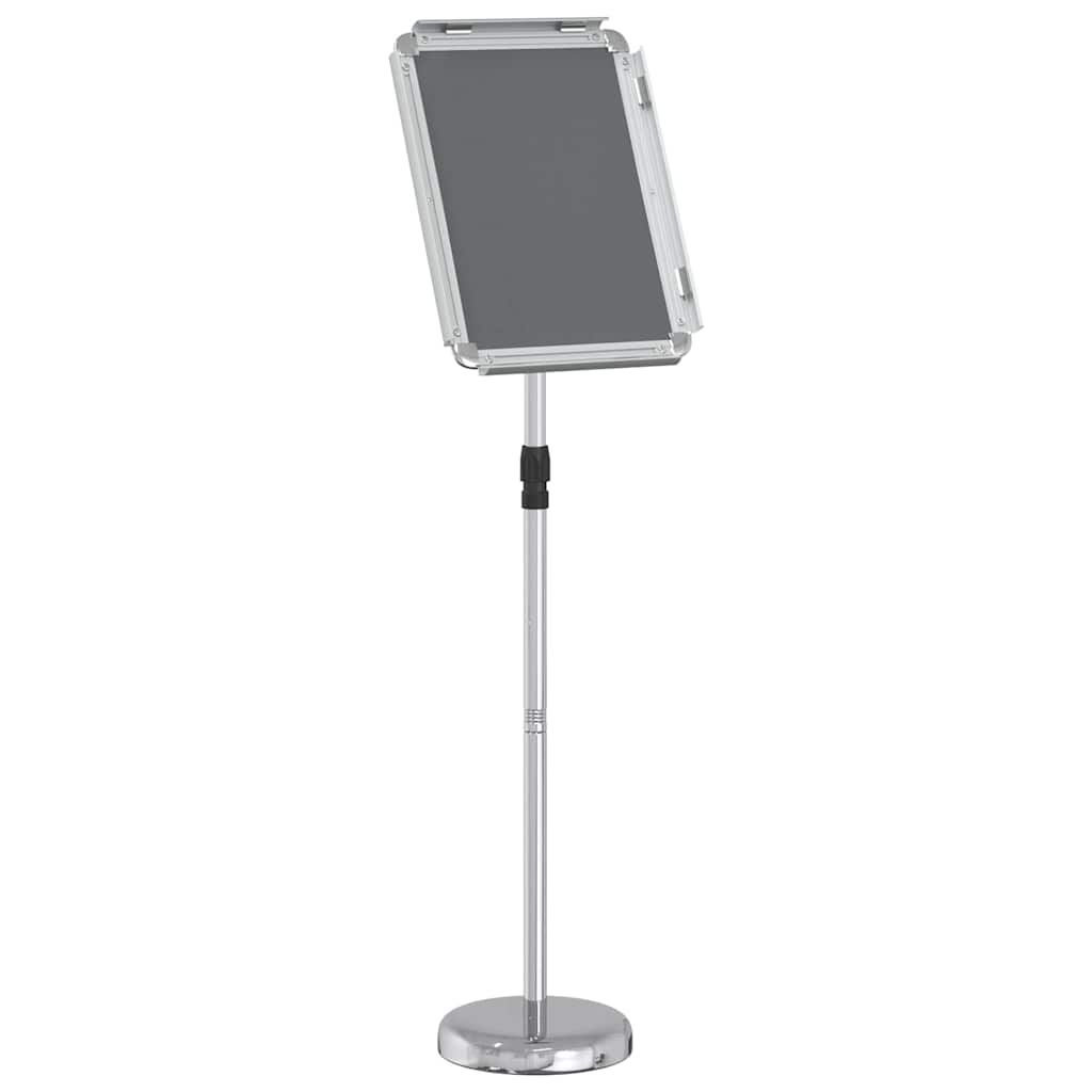 Stalci za sajmove Srebrno 30 x 25 x 128 cm Aluminij
